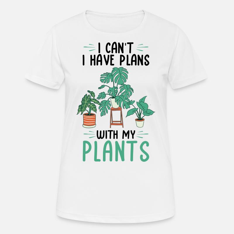 Plant lovers - Women's Breathable T-Shirt - white