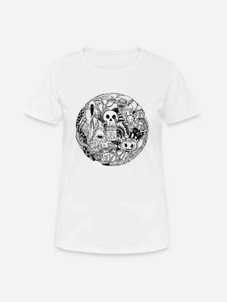 Halloween T-Shirt - Women's Breathable T-Shirt - white