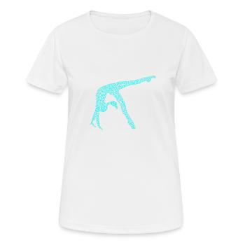 Gymnastics - Premium Design - Women's Breathable T-Shirt - white - Front - AI Model Female 172 dark (172cm)