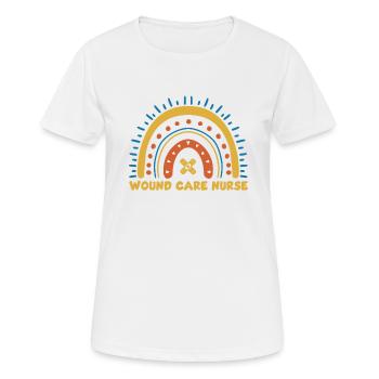 Netter Wundschwester-entwurf - Frauen T-Shirt atmungsaktiv - Weiß - Vorne - AI Model Female 172 dark (172cm)