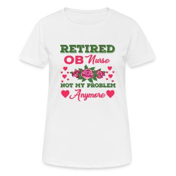 Retro Ferry Vêtements Porte-conteneurs - T-shirt respirant Femme - blanc - Devant - AI Model Female 172 dark (172cm)