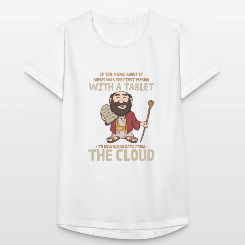 Moses Cloud Tablet Server Admin Tech Support Women's Breathable T-Shirt