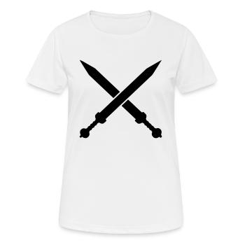 Swords - Women's Breathable T-Shirt - white - Front - AI Model Female 172 dark (172cm)