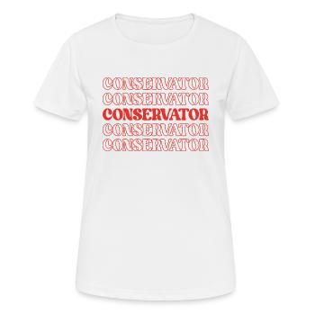 Konservator, Kurator, Hüter, Hüter, Hüter, Wächter - Frauen T-Shirt atmungsaktiv - Weiß - Vorne - AI Model Female 172 dark (172cm)