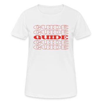 Guide Leader Instructor Director Mentor - Frauen T-Shirt atmungsaktiv - Weiß - Vorne - AI Model Female 172 dark (172cm)