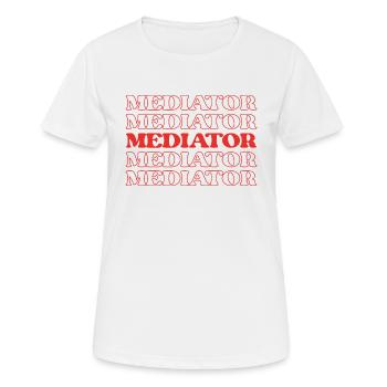 Mediator Negotiator Arbiter Diplomat Peacemaker - Women's Breathable T-Shirt - white - Front - AI Model Female 172 dark (172cm)