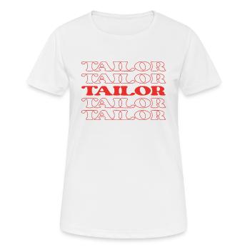 Schneider Schneider Bekleidungsmacher Näherin Näherin - Frauen T-Shirt atmungsaktiv - Weiß - Vorne - AI Model Female 172 dark (172cm)