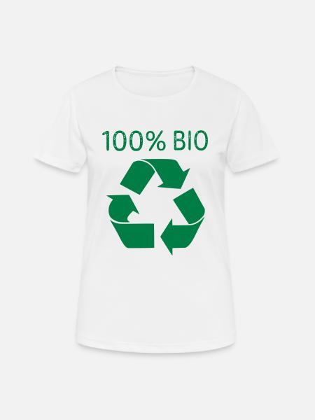 100% organic - Women's Breathable T-Shirt - white