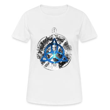 Mystic Guitar - Women's Breathable T-Shirt - white - Front - AI Model Female 172 dark (172cm)
