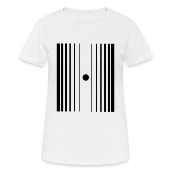 doppler-effekt - Frauen T-Shirt atmungsaktiv - Weiß - Vorne - AI Model Female 172 dark (172cm)