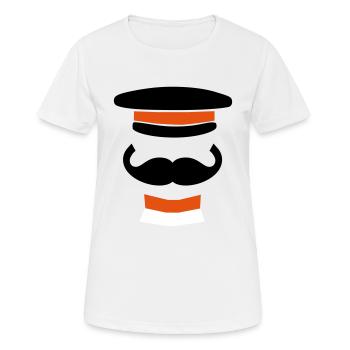 COHV 170 ans | Minimalisme 1.5 - T-shirt respirant Femme - blanc - Devant - AI Model Female 172 dark (172cm)