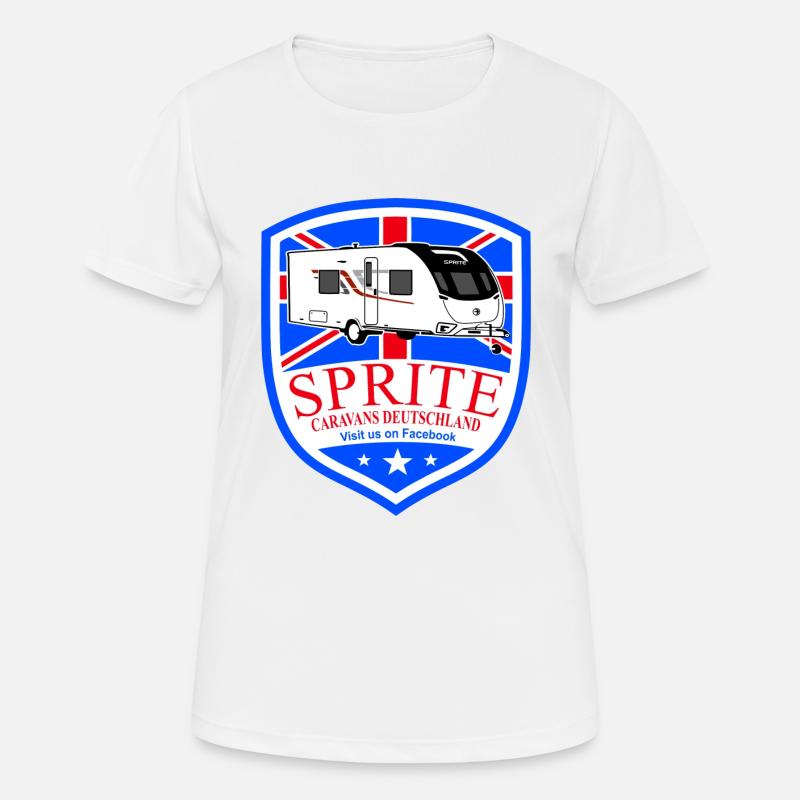 Sprite Caravan Germany - Women's Breathable T-Shirt - white