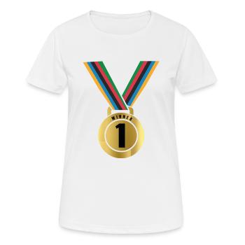 Winner - Women's Breathable T-Shirt - white - Front - AI Model Female 172 dark (172cm)