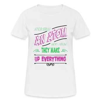 humor astrophysics gift physics astronomy gifts - Frauen T-Shirt atmungsaktiv - Weiß - Vorne - AI Model Female 172 dark (172cm)