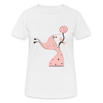 Unwirkliche Kreatur - Frauen T-Shirt atmungsaktiv - Weiß - Vorne - AI Model Female 172 dark (172cm)