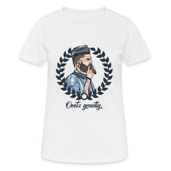 Rieser Grantler // Illustration - Frauen T-Shirt atmungsaktiv - Weiß - Vorne - AI Model Female 172 dark (172cm)