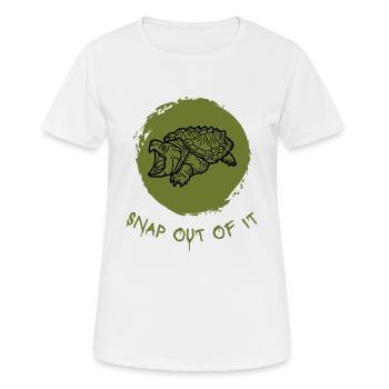 Snap out of it.. - Women's Breathable T-Shirt - white - Front - AI Model Female 172 dark (172cm)