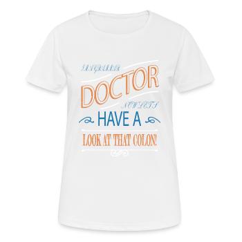 Authors Humor Book Author Bday Editer Costume - Women's Breathable T-Shirt - white - Front - AI Model Female 172 dark (172cm)