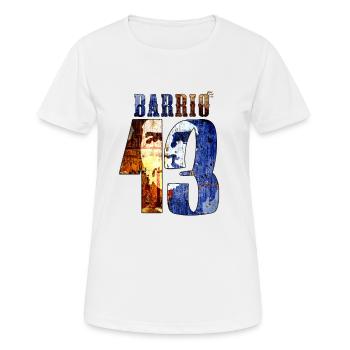 Barrio 13 in South Marseille #1 - Women's Breathable T-Shirt - white - Front - AI Model Female 172 dark (172cm)