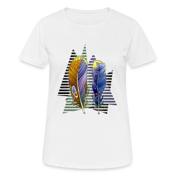 Stylo - T-shirt respirant Femme - blanc - Devant - AI Model Female 172 dark (172cm)