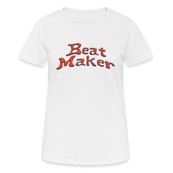 Beat Maker - Women's Breathable T-Shirt - white - Front - AI Model Female 172 dark (172cm)