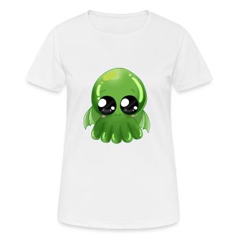 Super cute Cthulhu - Women's Breathable T-Shirt - white - Front - AI Model Female 172 dark (172cm)