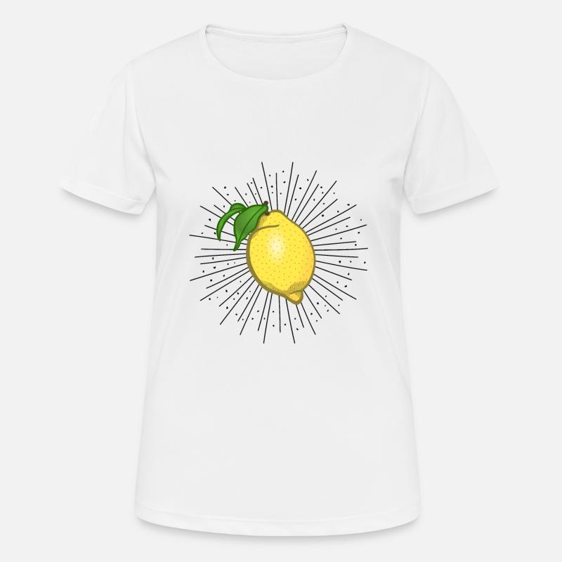lemon - Women's Breathable T-Shirt - white