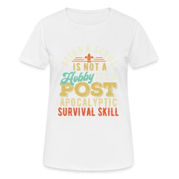 Scouts scouts scouts - T-shirt respirant Femme - blanc - Devant - AI Model Female 172 dark (172cm)