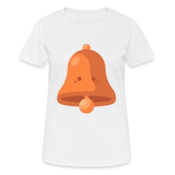 Cloche - T-shirt respirant Femme - blanc - Devant - AI Model Female 172 dark (172cm)