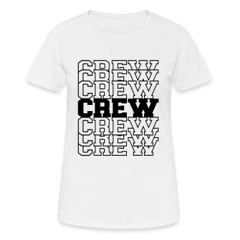 Crew - Women's Breathable T-Shirt - white - Front - AI Model Female 172 dark (172cm)