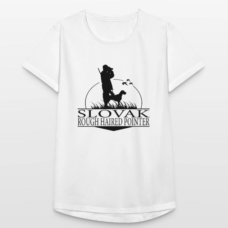SLOVAK ROUGH HAIRED POINTER Jagdhunde Wilsigns Frauen T-Shirt atmungsaktiv