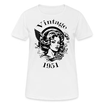 Millésime 1951 - T-shirt respirant Femme - blanc - Devant - AI Model Female 172 dark (172cm)