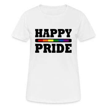 Happy pride - Women's Breathable T-Shirt - white - Front - AI Model Female 172 dark (172cm)