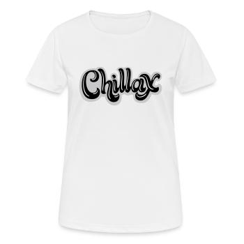 Chill out - Women's Breathable T-Shirt - white - Front - AI Model Female 172 dark (172cm)