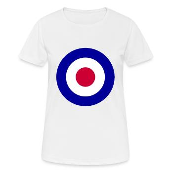 Mods Ziel - Frauen T-Shirt atmungsaktiv - Weiß - Vorne - AI Model Female 172 dark (172cm)