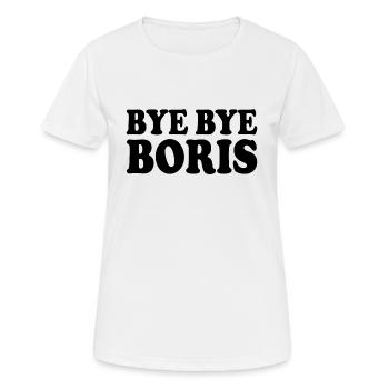 Bye bye boris - Women's Breathable T-Shirt - white - Front - AI Model Female 172 dark (172cm)