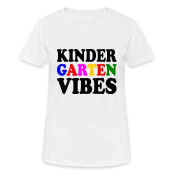 kindergarten vibes - T-shirt respirant Femme - blanc - Devant - AI Model Female 172 dark (172cm)