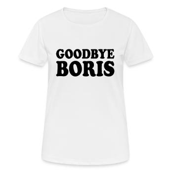 Goodbye boris - Women's Breathable T-Shirt - white - Front - AI Model Female 172 dark (172cm)