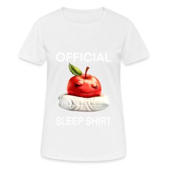 Apfel - Frauen T-Shirt atmungsaktiv - Weiß - Vorne - AI Model Female 172 dark (172cm)
