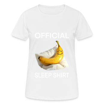 Banane - Frauen T-Shirt atmungsaktiv - Weiß - Vorne - AI Model Female 172 dark (172cm)