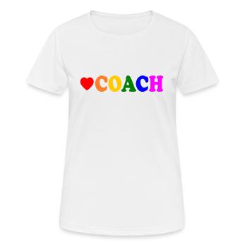 Coach - Women's Breathable T-Shirt - white - Front - AI Model Female 172 dark (172cm)