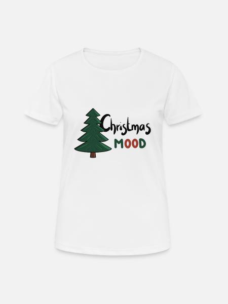 Christmas mood - Women's Breathable T-Shirt - white