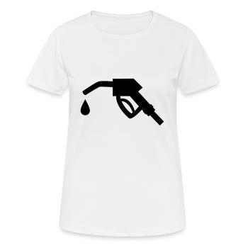 Robinet - T-shirt respirant Femme - blanc - Devant - AI Model Female 172 dark (172cm)