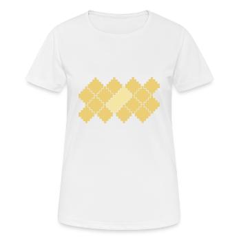 Développer - T-shirt respirant Femme - blanc - Devant - AI Model Female 172 dark (172cm)
