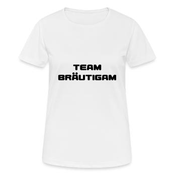 Junggesellenabschied - Frauen T-Shirt atmungsaktiv - Weiß - Vorne - AI Model Female 172 dark (172cm)