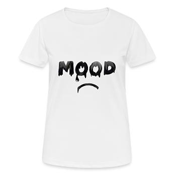 MOOD TRISTE SAD - Frauen T-Shirt atmungsaktiv - Weiß - Vorne - AI Model Female 172 dark (172cm)