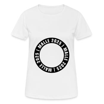 Malle 2025 Empty - Women's Breathable T-Shirt - white - Front - AI Model Female 172 dark (172cm)