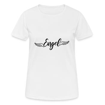 Engel - Frauen T-Shirt atmungsaktiv - Weiß - Vorne - AI Model Female 172 dark (172cm)