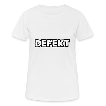 Défaut - T-shirt respirant Femme - blanc - Devant - AI Model Female 172 dark (172cm)