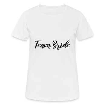 Junggesellinnenabschied - Frauen T-Shirt atmungsaktiv - Weiß - Vorne - AI Model Female 172 dark (172cm)